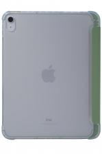 Прозрачный чехол-книжка для iPad Air 4/5 10.9 с тройным загибом Зеленый