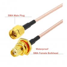 BEVOTOP RG316 водонепроницаемый SMA-RP-SMA кабель
