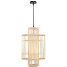 Подвесной светильник ST Luce Alma SL6241.523.01 Древесный/Белый E27 1*40W