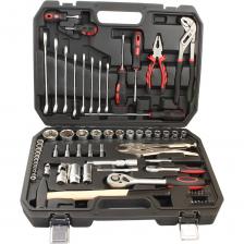 Набор CNIC 72 предмета JS-BT72 головки 1/4- 1/2, ключи, отвертки, вставки CrV в кейсе 76379