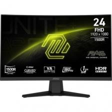 23.6" Монитор MSI Mag 244C, 1920x1080, VA, 180Гц, 1хHDMI, 1хDP, изогнутый, черный [9s6-3bb31h-040]