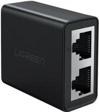 Адаптер UGREEN CM210 50923 RJ 45 1 to 2 Ethernet Converter 2 Pack, Black 50923_