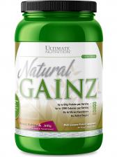 Гейнер Ultimate Nutrition Natural Gainz 1666 г, Арахисовое масло с джемом