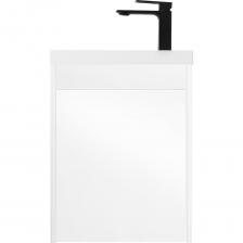 Система хранения: 1 распашная дверца,1 полка База оснащена доводчиками скрытого монтажа с системой Soft close (плавного закрывания) Дополнительная комплектация в серии: Шкаф подвесной Art&Max Family-1500-2A-SO-BL Раковина для комплекта арт. AM-LAV-400-MR-Mini приобретается отдельно