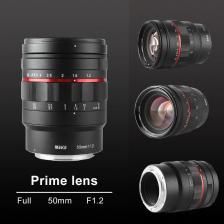 Объектив Meike 50mm F1.2 MF RF MK-5012MF-RF