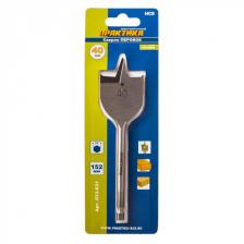 Сверло перьевое по дереву Практика 40*152мм 033-031