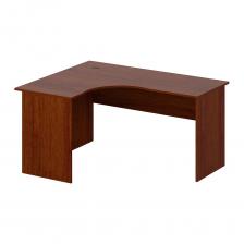 Эргономичный стол ФЕЛИКС 150x120x75.3 миланский орех темный ПК-ЛОГ-СТЭ150Х120ЛД/25-В1-34