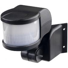 Датчик движения настенный/угловой Duwi DD-06, 270°, 10-420 с, 12 м, 1200 Вт, IP44, черный (25829 2)