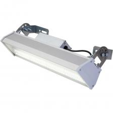 Промышленный светодиодный светильник ВСЕСВЕТОДИОДЫ Полюс, с поворотным креплением, 50вт, 6750lm, 5000-5500k, ip65 (vs401-50-tr-5k-turn) подходит для освещения цехов, промышленных объектов, производственных помещений, складов, подземных парковок, автомоек и т.д. Светильники Полюс предназначены для внутреннего и внешнего использования, температурный диапазон составляет -40/+55 °С. Установка производится на потолки от 4,5 и до 6 метров, установка под нужным градусом. Площадь освещения до 10 кв.м.Корпус выполнен из анодированного алюминия, благодаря чему не подвержен коррозии и тепловым деформациям. Срок службы до 100 000 часов.Цветовая температура светильника придаст помещению комфорт, а прозрачный рассеиватель равномерное освещение без потери светового потока. Высокий индекс цветопередачи, позволяет видеть предметы в их натуральных оттенках.Дополнительные технические характеристики:Коэффициент пульсации - 1%Угол излучения - 120°Индекс цветопередачи, Ra > 90PF (Коэффициент мощности) – 0,9Светодиоды – OSRAM