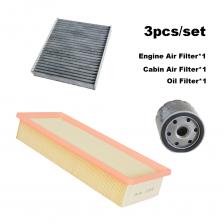 Набор фильтров из 3 шт. для TRUMPCHI GAC GS8 2-го поколения 2.0T 2023 2024 M8, аксессуары для автомобильной кабины, воздушный масляный фильтр переменного тока, запасные части для двигателя