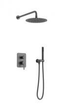 Душевой комплект AltroBagno Unione 040108 GrMt С ВНУТРЕННЕЙ ЧАСТЬЮ, оружейная сталь