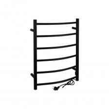Полотенцесушитель электрический, чёрный, классик, премиум, дуга. Гармонично впишется в современный интерьер и поможет поддержать комфортную атмосферу в ванной комнате, работает вне зависимости от отопительного сезона, и его можно разместить в любом месте ванной или даже на стене в комнате. Сверху нанесено чёрное полимерное покрытие, устойчивое к высоким температурам. Благодаря продуманному расположению труб можно размещать объемный текстиль, сократив время просушки Установка и ремонт не требуют работы сантехников. Габаритные размеры: высота 700 мм, ширина 530, глубина 140 мм. 6 перекладин с сухим ТЭНом, 80 W, 220-240 V, 50 Hz, t - 50°С, IP 44. Комплект: полотенцесушитель, крепёж, провод с евровилкой для подключения. Вес - 3,300 кг, объём - 0,03240 м3.