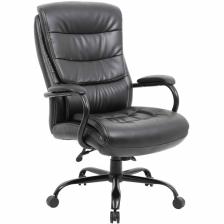 Кресло для руководителя BRABIX Premium Heavy Duty HD-004, усиленное до 200 кг, экокожа, черное