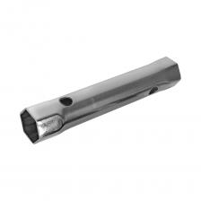 Ключ торцевой трубчатый КОБАЛЬТ предназначен для откручивания и закручивания крепежа с шестигранным профилем при проведении слесарных, монтажных, авторемонтных работ. Имеет удлинённое прямое тело, благодаря чему ключ можно использовать при работе с крепежом, расположенным в труднодоступных местах, там где использование гаечных ключей или торцевых головок невозможно. Изготовлен из холоднокатаной стали с хромовым покрытием.