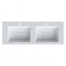 Раковина Uperwood Modul, двойная, 120 см, белая глянцевая (2911020342)