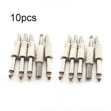 2/5/10 шт. 6,35 мм монофонические разъемы для микрофона