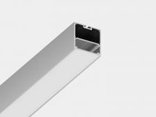 Накладной алюминиевый профиль Design LED LS 5050 2500 мм анодированный LS.5050-R