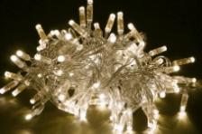 IEK LIGHTING Гирлянда нить 10м 100 светодиодов теплый белый свет IP44 прозрачный шнур 3м 230В контроллер 8 сцен LGDU111-1-100-10-T-S-44 1 шт