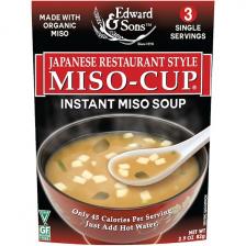 Edward & Sons Edward & Sons Miso-Cup Japanese Restaurant Style 3 Individual Servings