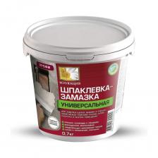 Шпаклевка-замазка универсальная Коллекция - шпаклевка для уплотнения и заделки глубоких выбоин, трещин и неровностей.Предназначена для: - устранения щелей, глубоких выбоин и неровностей в бетонных, металлических и других поверхностях.Преимущества шпаклевки для выбоин Коллекция: - Подходит для фасадных и внутренних работ. - Устойчива к растрескиванию. - Безусадочная. - Пластична и удобна в работе. - Водостойкая. - Экологически безопасна, не содержит токсичных компонентов. - Высокая адгезия к любым видам строительных оснований. - Без запахаТехнические характеристики: - Расход: 1 кг/м? при толщине слоя 1 мм. - Выдерживает 5 циклов кратковременного замораживания-оттаивания. - Срок годности: 12 месяцев.