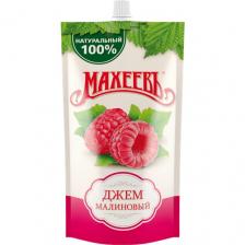 Упаковка 16 штук Джем Махеевъ Малиновый дой-пак 300г
