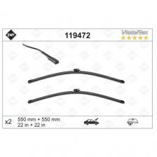 Щетка стеклоочистителя бескаркасная SWF Original Visioflex Set 119472 550 мм / 550 мм, 2 шт. для Mercedes-Benz GLC-class, Mercedes-Benz C-class