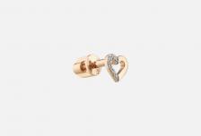 Пирсинг золотой Бриллиант 1 шт VESNA JEWELRY