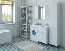 Комплект мебели Эстет Dallas Luxe 140 R напольный 2 ящика белый