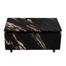 Тумба Cezares Slider 80 1 ящик, черный фьюжн