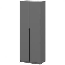 Шкаф распашной с наполнением Арника (5 полок + 2 ящика) ШК 5 (800), Графит