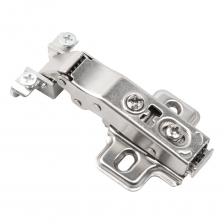 Накладная петля для алюминиевого фасада Петля для алюминиевого фасада Lemax PROF clip-on, накладная, с доводчиком, никель M330-Full