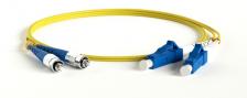 Hyperline Патч-корд волоконно-оптический (шнур) SM 9/125 (OS2), FC/UPC-LC/UPC, 2.0 мм, duplex, LSZH, 1 м [FC-D2-9-FC/UR-LC/UR-H-1M-LSZH-YL]