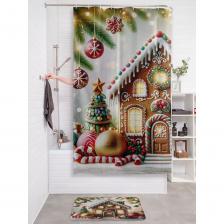 Занавеска для душа с рисунком из прочной ткани "Сатен" (100% полиэстер) с водоотталкивающей пропиткой, которая обеспечивает защиту от брызг и влаги. Плотность 80 г/м2.Прорези для крючков качественно и надежно прострочены оверлоком.Тканевая штора не нуждается в утяжелителе и магнитах, прекрасно расправляясь под собственным весом.Цветная полоса на обратной стороне является обязательной частью товара, без нее корректная печать невозможна.Крючки (12 шт.) идут в комплекте.Занавеску в ванну можно стирать при температуре 30-40 градусов (деликатный режим). Рекомендуется постирать и прогладить штору перед использованием для дополнительного закрепления принта на ткани.Яркость рисунка может отличаться от изображения на сайте. Допустимое отклонение в размерах составляет +- 5 см.