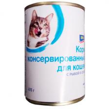 Корм влажный Aro с рыбой в соусе 415 гр