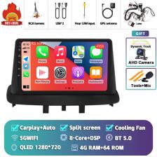 Android 15 Carplay авто автомобильный радиоприемник мультимедийный плеер для Renault Megane 3 Fluence Samsung SM3 2008-2015 стерео 2din головное устройство