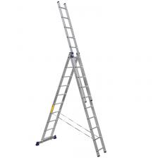 Лестница трехсекционная Энкор 69684, 3x10 ступеней
