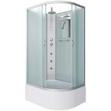 Душевая кабина Niagara Classic 120х80 хром левая стекло матовое с гидромассажем