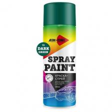 Краска-спрей темно-зеленая Spray paint green AIM-ONE 450 мл (аэрозоль) SP-DGR13