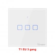 Смарт-переключатель SONOFF T1EU 1/2/3 Gang Wi-Fi