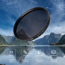 Светофильтр Haida PROII VND (1.5 – 5.0 Stop) 72мм 55378