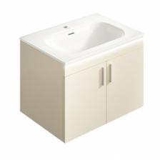 Тумба со встроенной раковиной для ванной комнаты Xiaomi HiGold Bathroom Cabinet With Sink Wood Cream 700 mm (тумба + встроенная раковина)