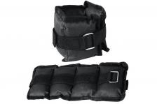 Утяжелители 2кг (2х1,0кг) Sportex нейлон AW400-2 черный