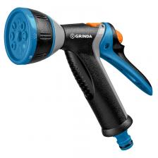Распылитель для полива Поливочный пистолет Grinda PROLine BM-8 8-427339_z02, 8 режимов, курок сзади, металлический с TPR