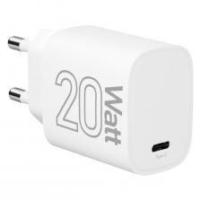 Сетевое зарядное устройство LYAMBDA USB-C, 20 Вт, белое (LJC-20L-1C)