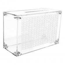 Прозрачная акриловая копилка