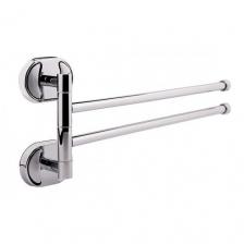Полотенцедержатель поворотный Potato Genus двойной, хром