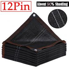 Черная солнцезащитная сетка HDPE 3/6/12 PIN
