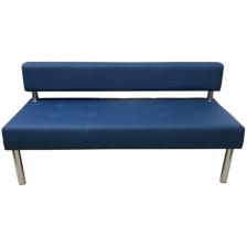 Трехместная секция дивана Секция дивана Мягкий офис Сатурн трехместная синяя СТР701СН