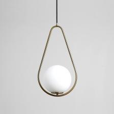 Подвесной светильник Hoop Drop Brass ImperiumLoft Hoop-Drop01 (213739-26) в форме шара