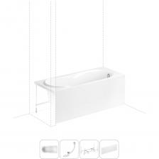 Прямоугольная ванна Easter Pro производится в трех размерах: 15070, 16070 и увеличенном 170*75 см. Детально продуманный дизайн анатомической формы чаши, повторяющий естественные изгибы человеческого тела, позволяет расположиться максимально комфортно. Небольшой подголовник обеспечивает дополнительное удобство. Основа ванн из литьевого акрила — жесткий 4 мм лист полиметилметакрилата (ПММА), который помещают в вакуум-формовочное оборудование и под большим давлением заполняют матрицу будущей ванны. Для максимальной прочности конструкции по всему основанию купели закладывается усиленная плита ДСтП, а внешняя сторона покрывается смесью полимера с отвердителем и ровингом. После отверждения в ванне высверливают отверстия для слива-перелива. Сифон-автомат Useful Extras от Wellsee изготовлен из полипропилена высокой термической стойкости и прочности, неуязвим к воздействию агрессивных химических средств. Самоочищающаяся форма и изгибы сифона препятствуют скоплению грязи внутри обвязки и поддерживают высокую пропускную способность — 50 л/мин. Конструкция ванны предполагает установку на поперечные ножки или усиленный металлический каркас с максимальной нагрузкой до 500 кг и предусматривает дополнительную фиксацию к стене. Наличие регулировок на каждой ножке и распорках обеспечивает удобство установки на различных поверхностях.